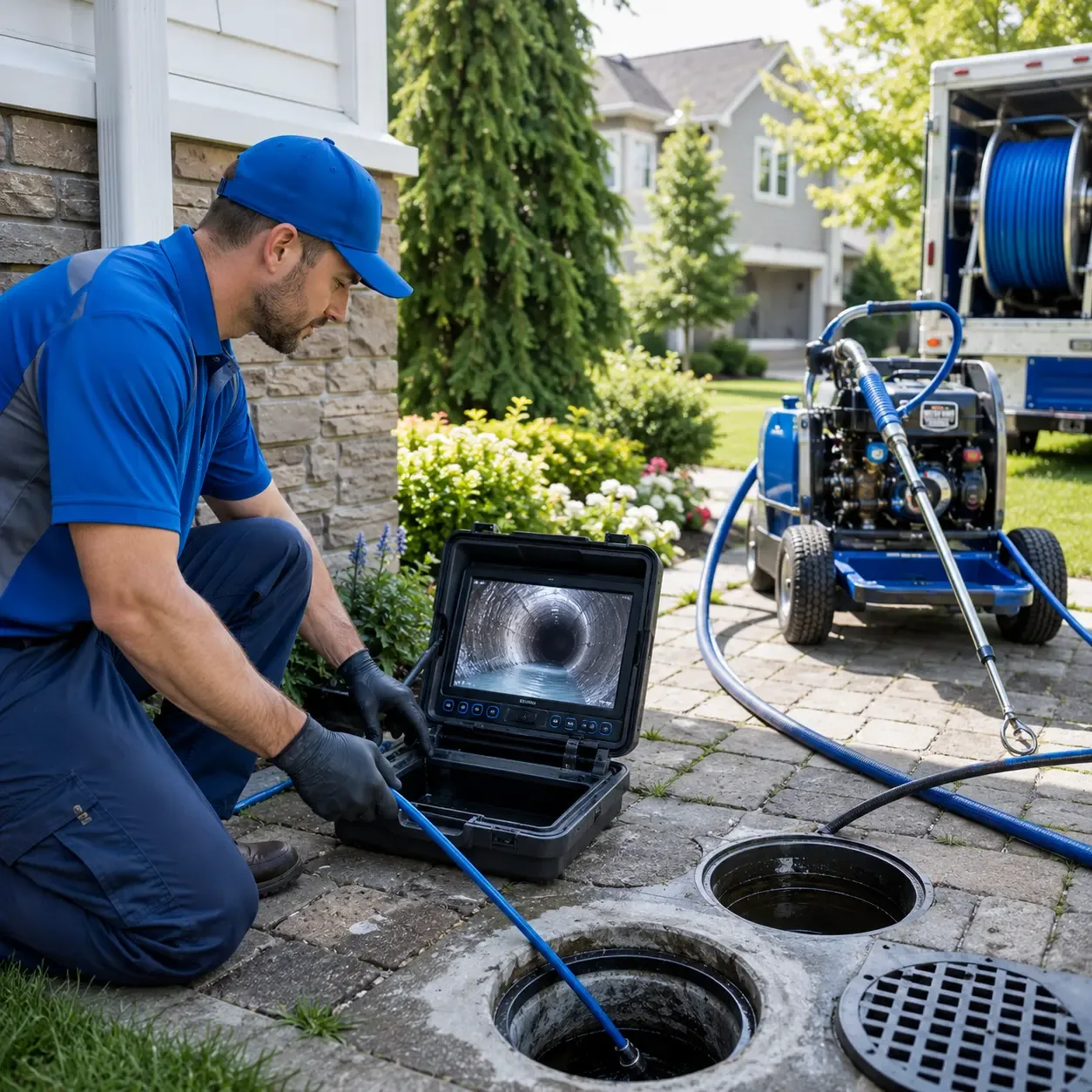 Outdoor drain cleaning professionals serving Camino, CA