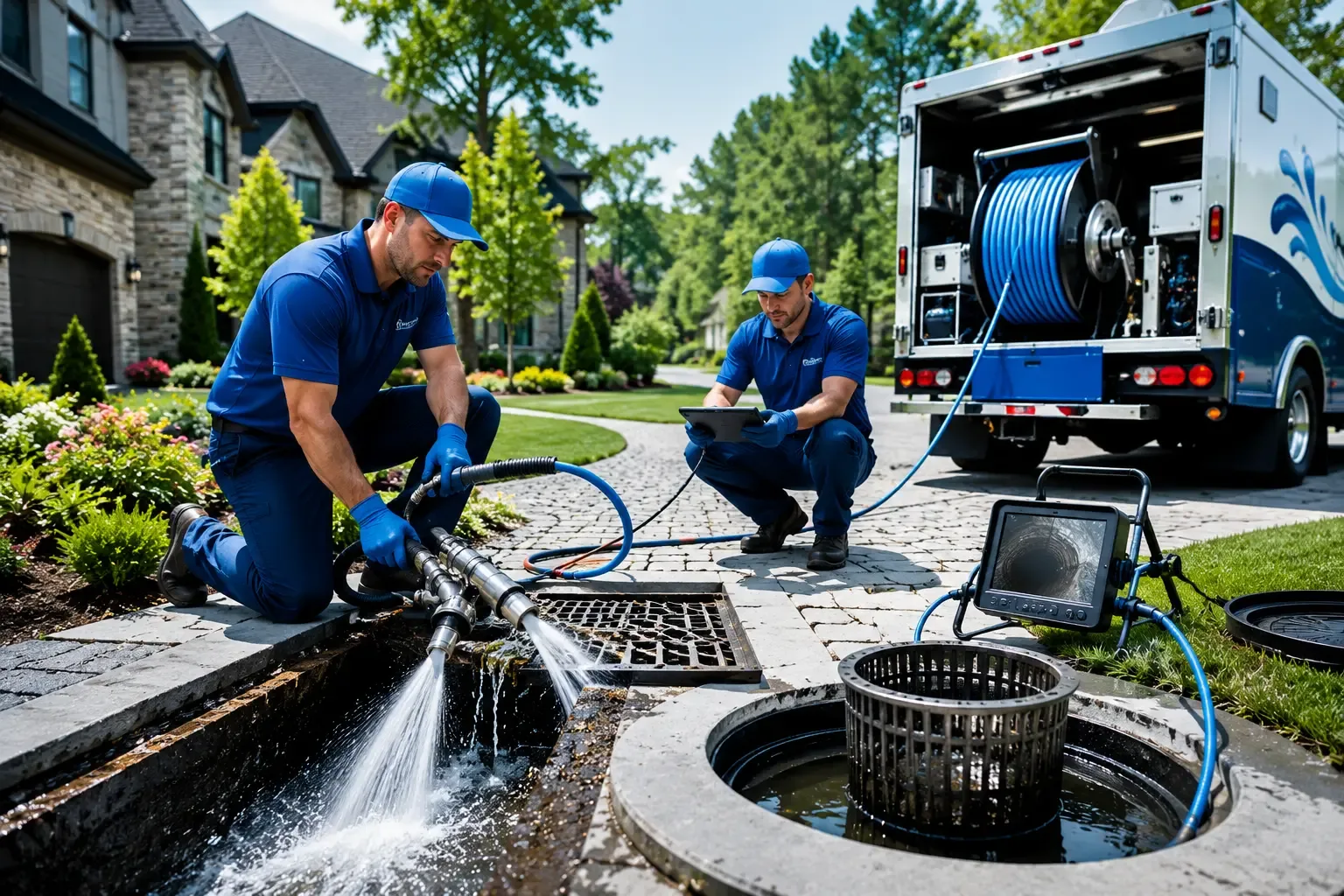 Local outdoor drain cleaning professionals in Camino, CA