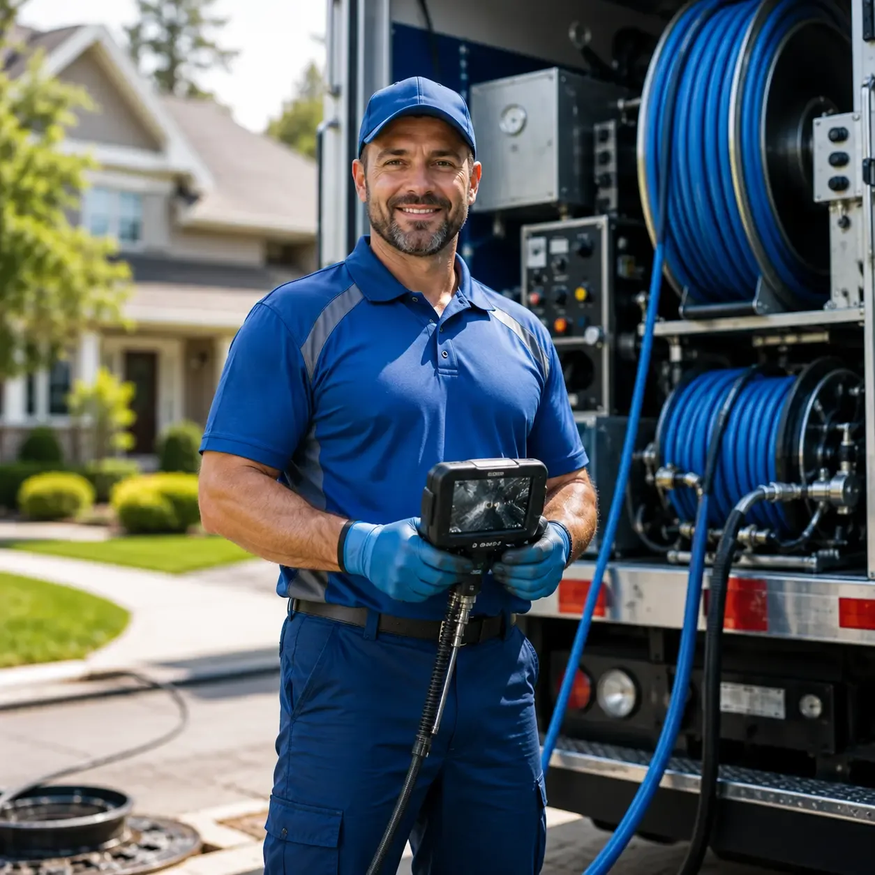 Local outdoor drain cleaning specialists in Camino, CA